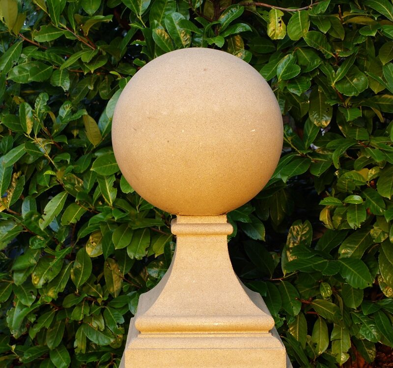 Stone Ball on Base - 380mm