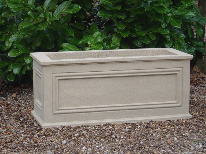 Cast stone planter, Belvoir Trough