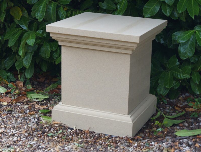 Cast Stone Pedestal, Eyam