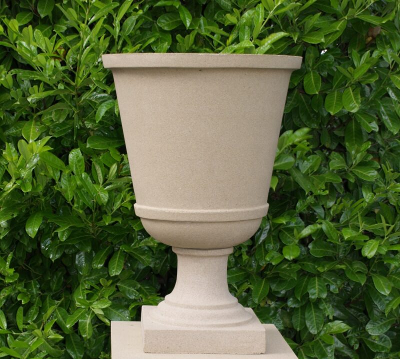 Cast stone urn planter Newstead