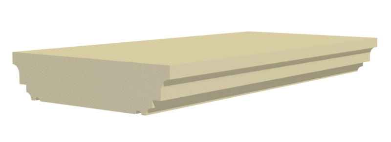 Cast stone coping stones C250DF
