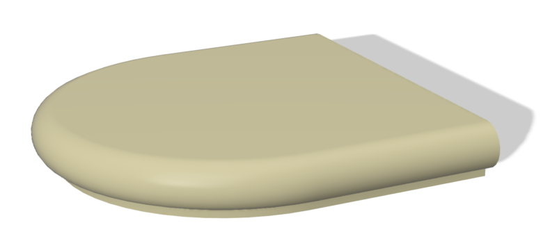 Cast stone steps curved end