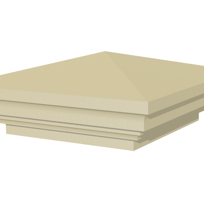 Weathered pier cap 350mm 3D rendering