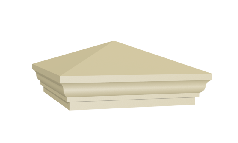 Weathered pier cap 620mm 3D rendering