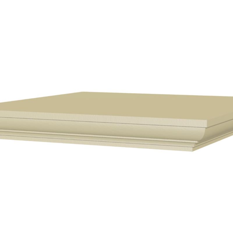 Cast stone pier cap 710mm 3D rendering