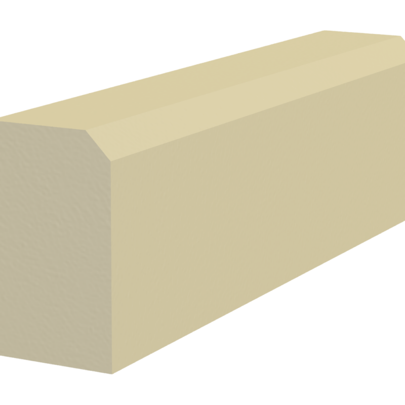 Cast Stone Plinth Course P20 3D rendering