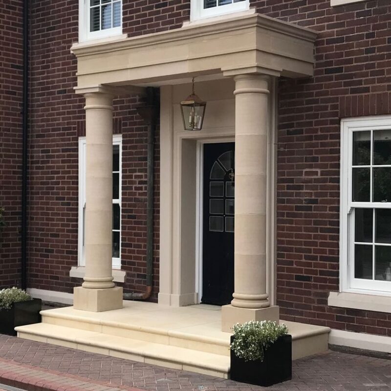 Cast Stone Portico Large Porch