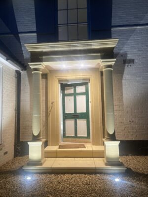 Cast Stone Portico Entrance Porch