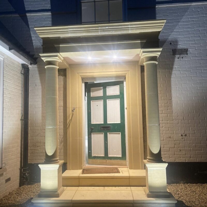 Cast Stone Portico Entrance Porch