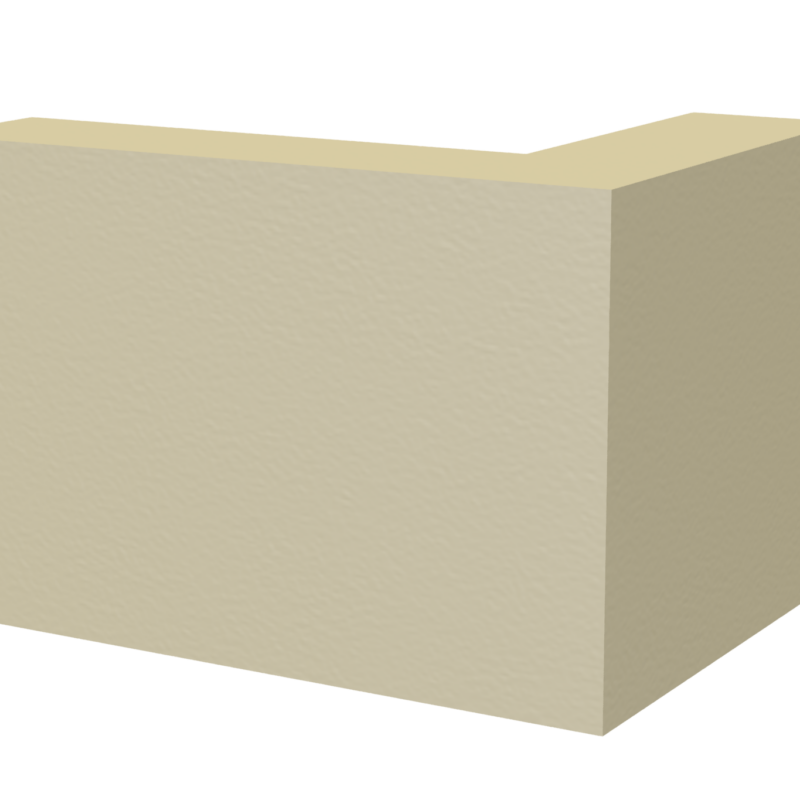 plain cast stone quoins 4-brick 3D rendering