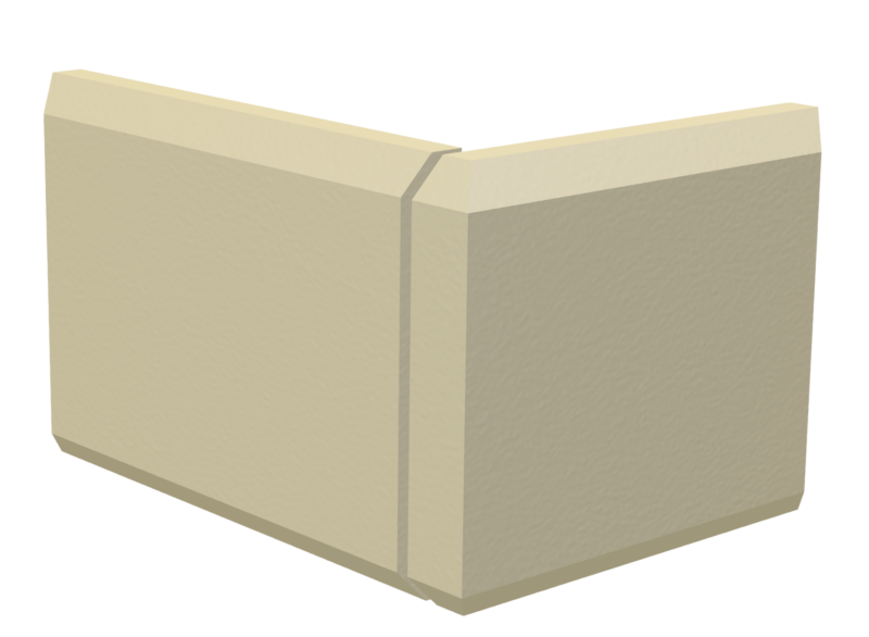 cast stone quoin slips 4-brick 3D rendering