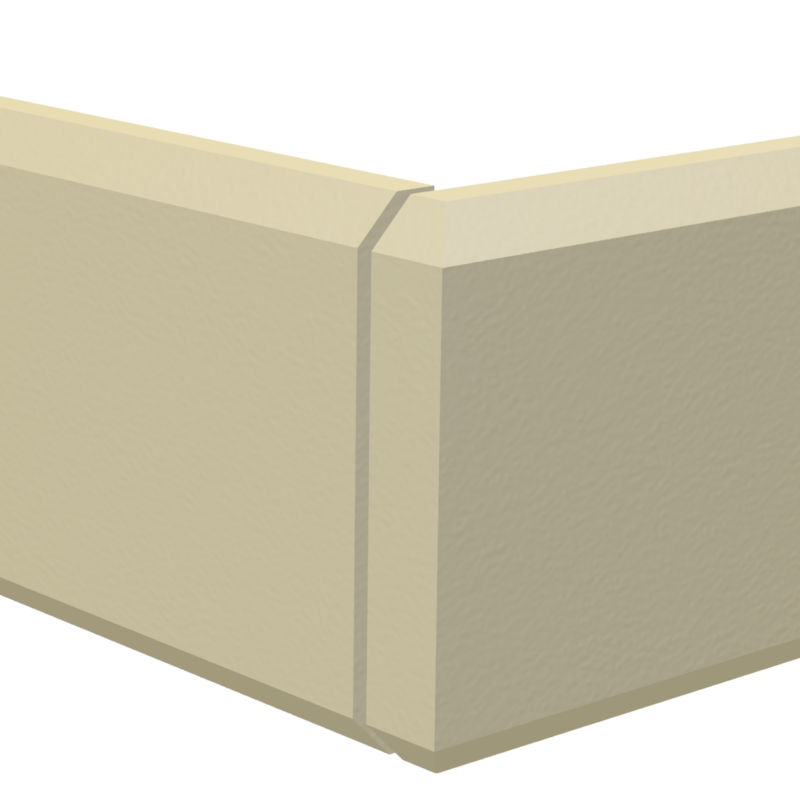 cast stone quoin slips 4-brick 3D rendering