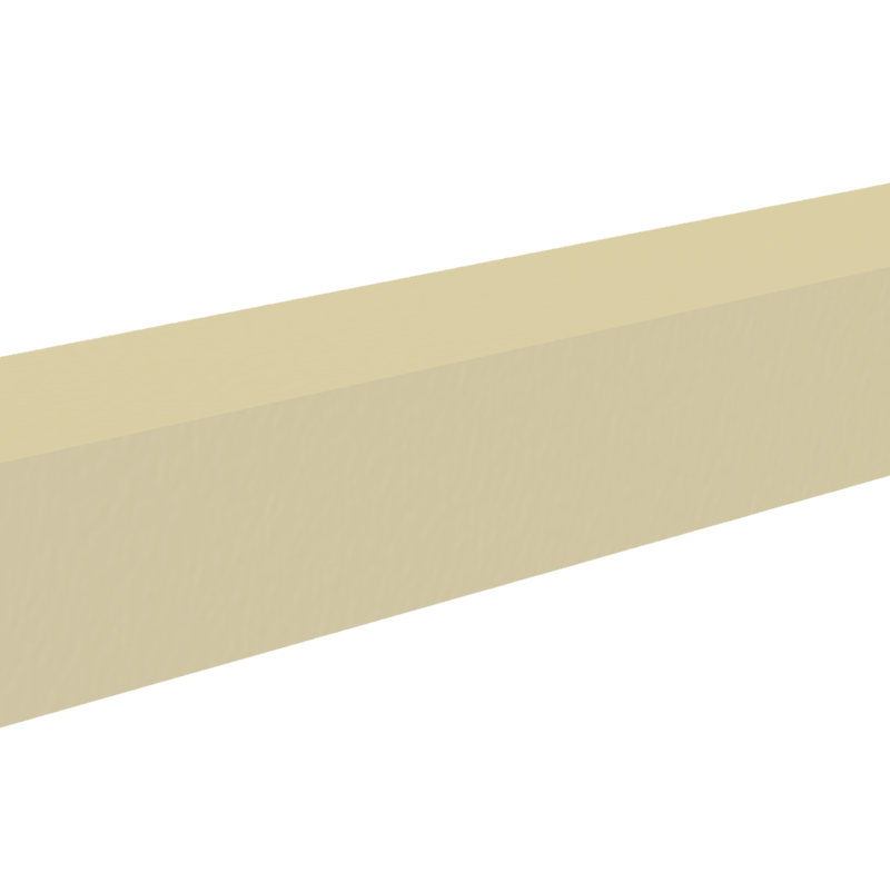 Cast Stone String Course S10-65mm 3D rendering