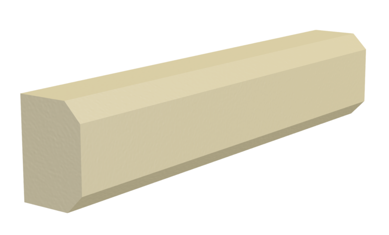 Cast Stone String Course S20-140mm 3D rendering