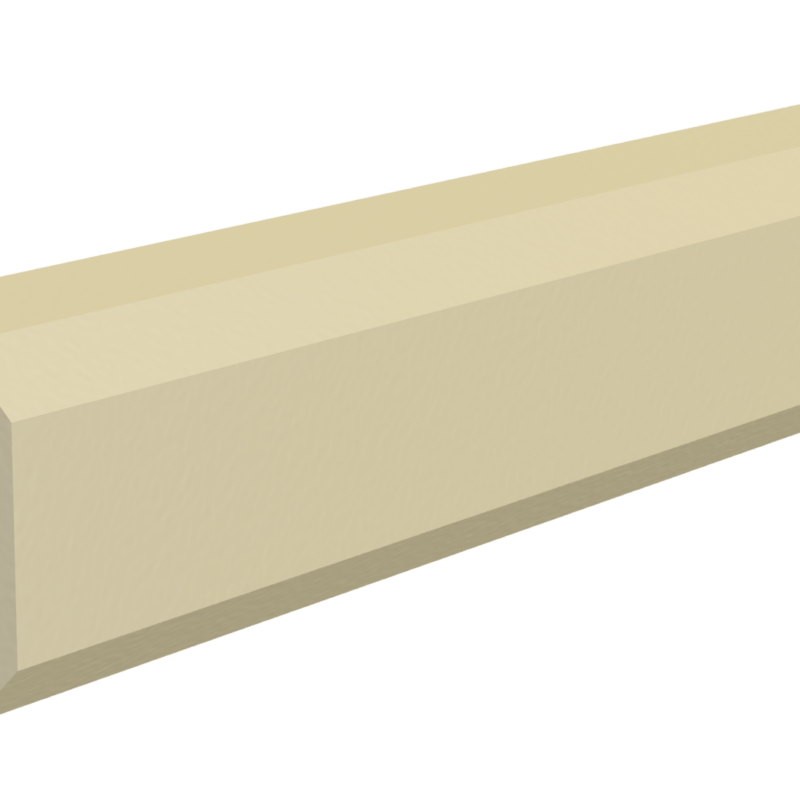 Cast Stone String Course S20-140mm 3D rendering