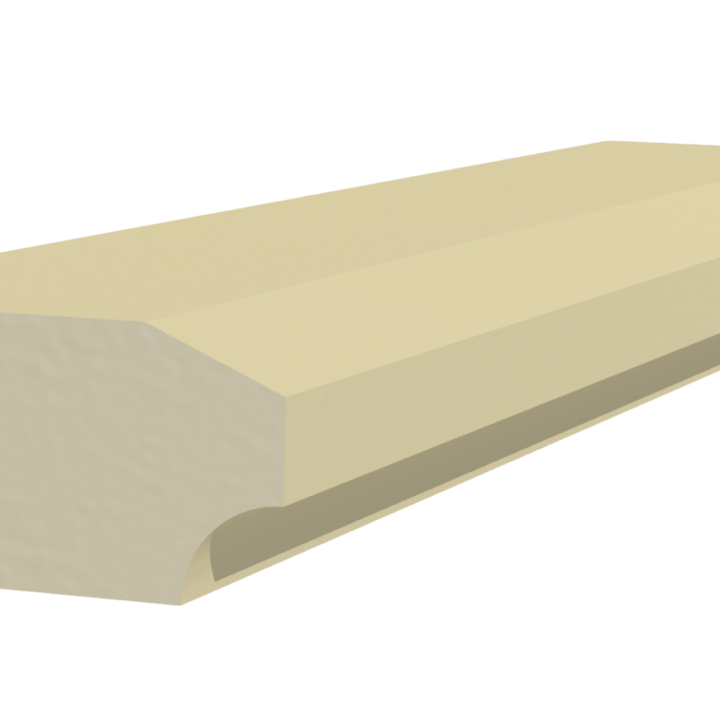 Cast Stone String Course S32-65mm 3D rendering